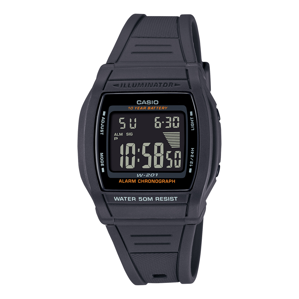 W201-1BV | Digital Black - Casio