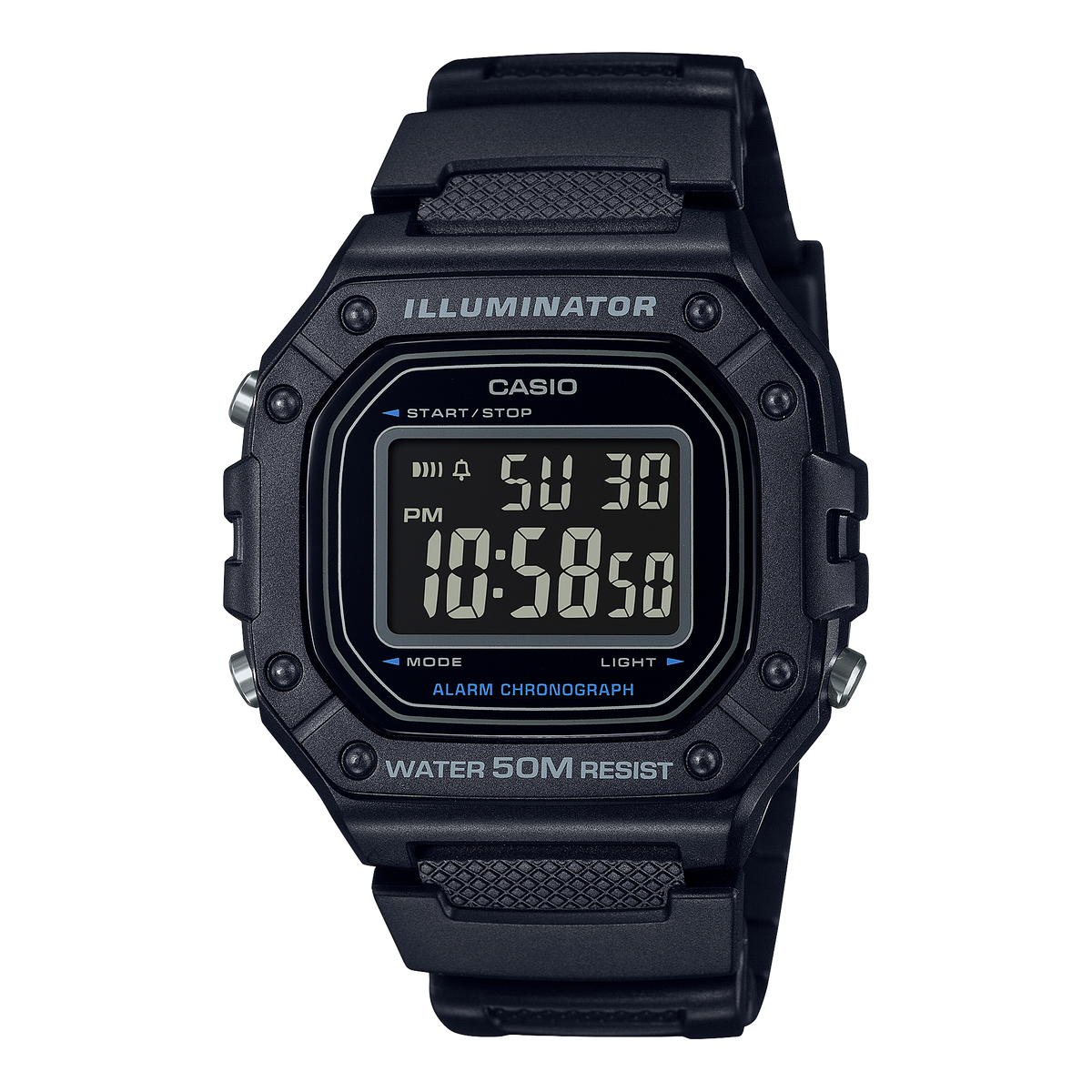 W218H-1BV Black - Casio
