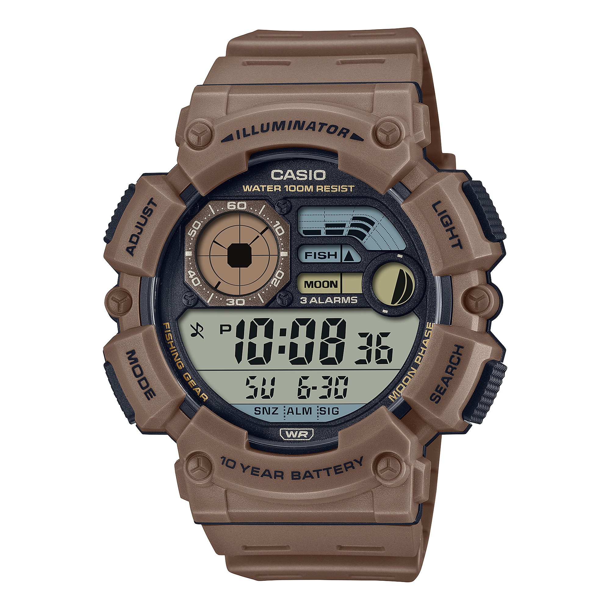 WS1500H-5AV | Digital Brown - Casio
