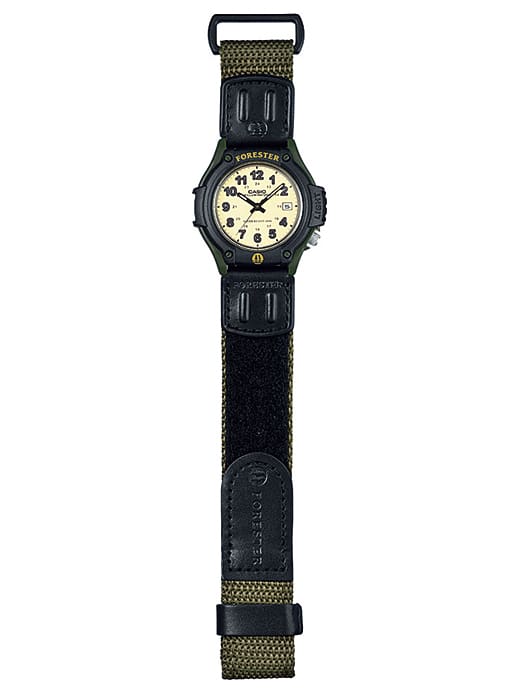 FT500WC-3BV | Green Leather Analog Watch - Casio