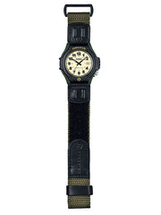 FT500WC-3BV | Green Leather Analog Watch - Casio