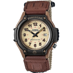 FT500WC-5BV | Brown Leather Analog Watch - Casio