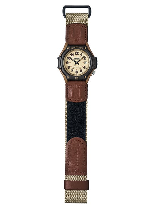 FT500WC-5BV | Brown Leather Analog Watch - Casio