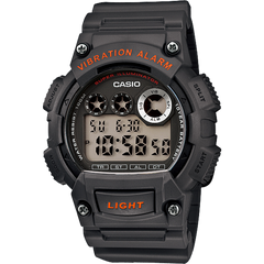 W735H-8AV | Black, Red Digital Casual Watch - Casio