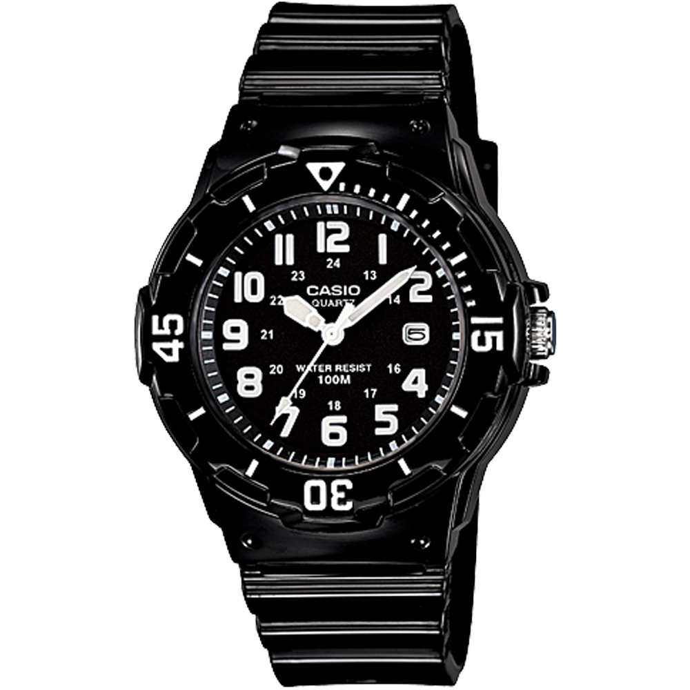 LRW200H-1BV | Black and White Analog Watch - Casio