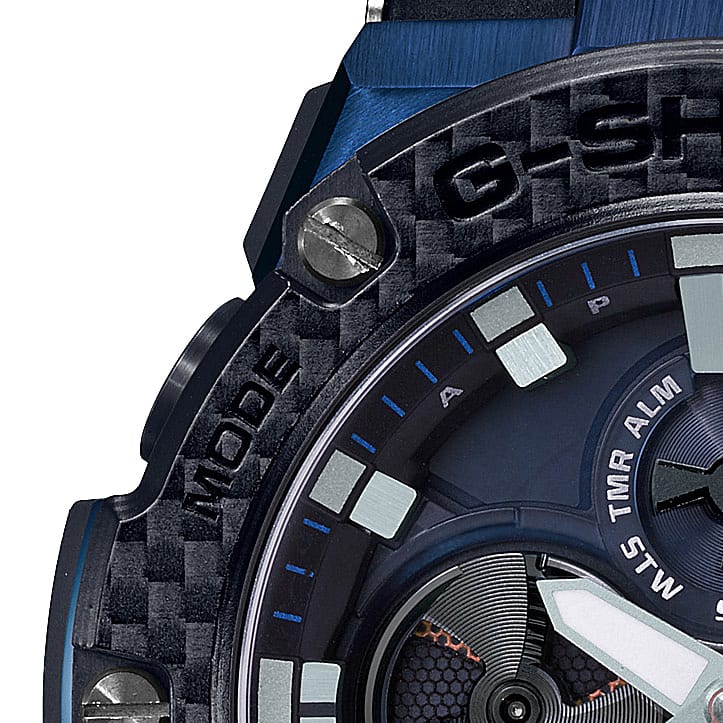 GSTB100XB-2A | Black and Blue G-STEEL Men's Watch G-SHOCK - Casio