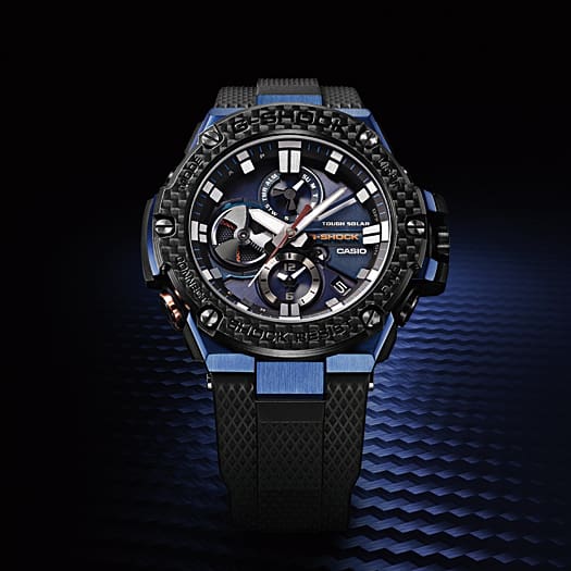 GSTB100XB-2A | Black and Blue G-STEEL Men's Watch G-SHOCK - Casio