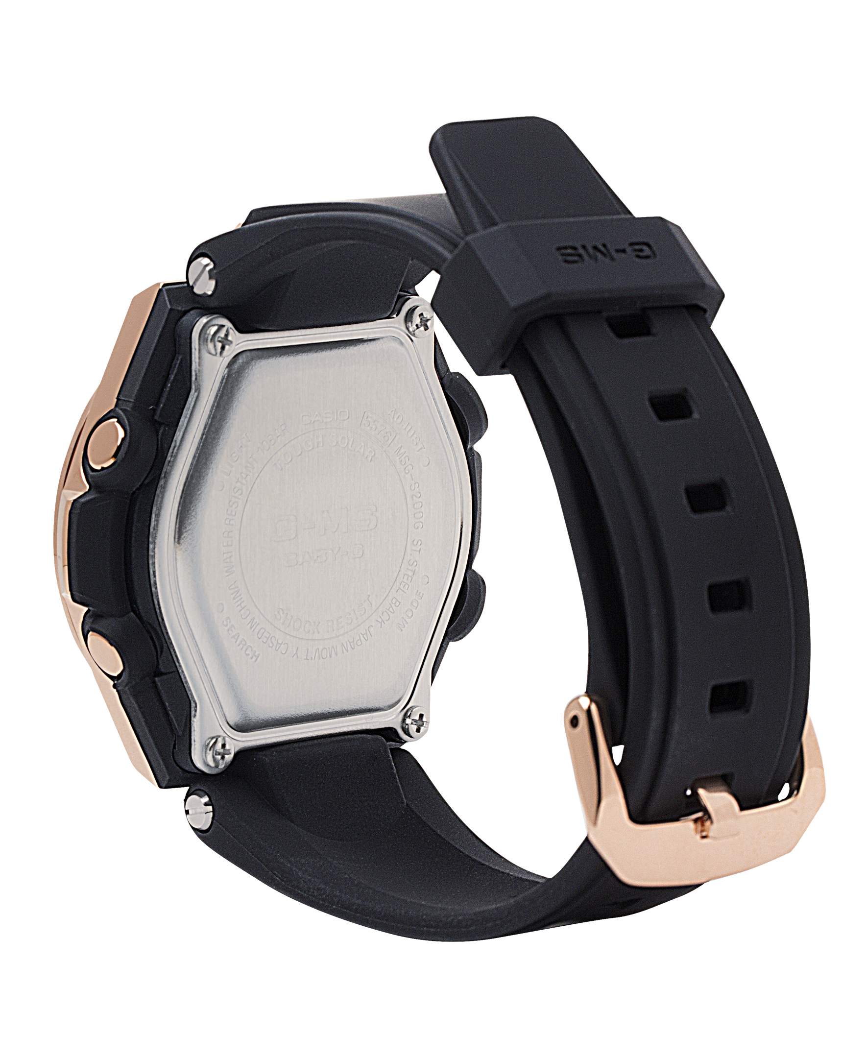 MSGS200G-1A | BABY-G Women's Black and Pink Watch - Casio