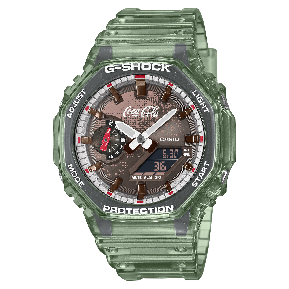 GA2100CC-3A | G-SHOCK ANALOG-DIGITAL Green - Casio