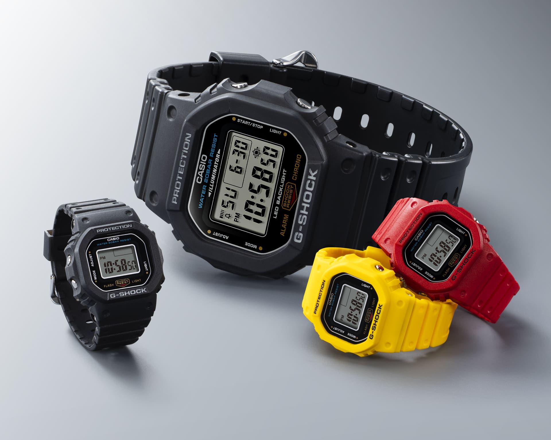 DWN5600-4 | Ring Watch: Red G-SHOCK Nano - Casio