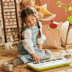 SA-50 | White and Green Mini Keyboard for kids - Casio