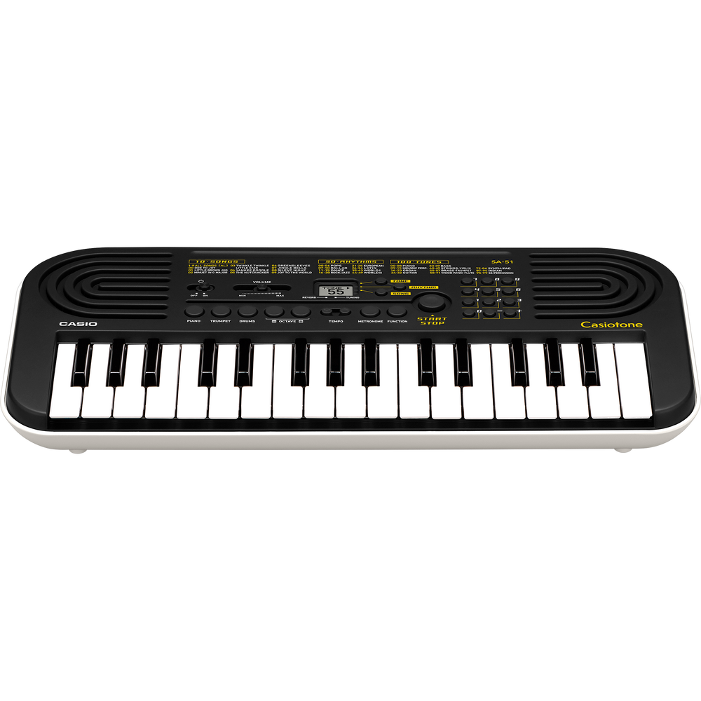 SA-51 | 32 Keys Black and White Mini Keyboard - Casio