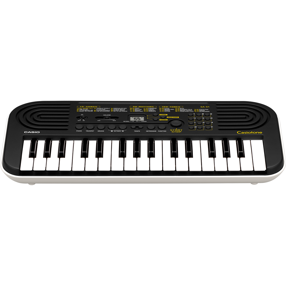SA-51 | 32 Keys Black and White Mini Keyboard - Casio