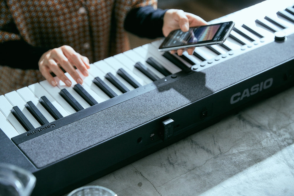 CTS1BKBT | Casiotone Black Portable Keyboard with Wireless Adaptor - Casio