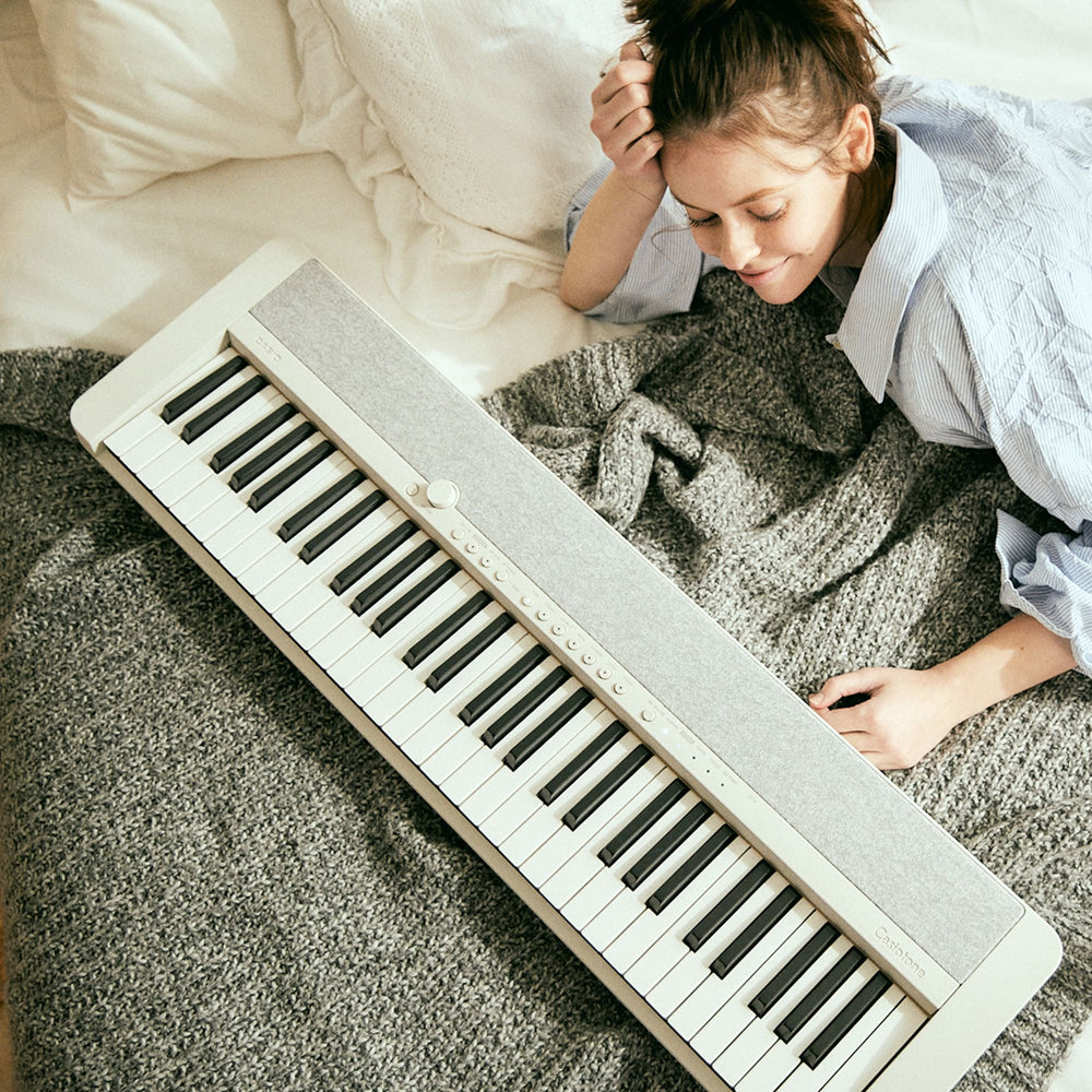 CT-S1WE | Casiotone 61 Key White Portable Keyboard - Casio
