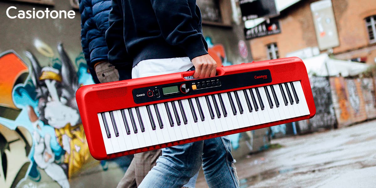CT-S200RD | Casiotone Red USB Portable Keyboard - Casio
