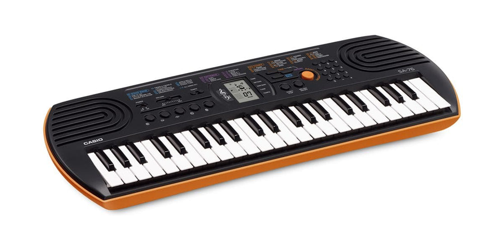 SA-76 | Black and Orange Mini Keyboard - Casio