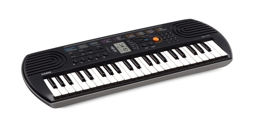 SA-77 | All Black Mini Personal Keyboard with 44 Keys - Casio