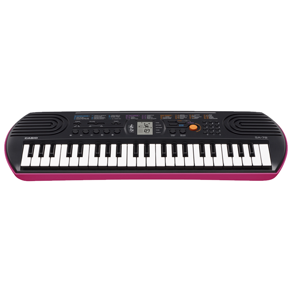 SA-78 | Pink Mini Keyboard with 44 Keys - Casio