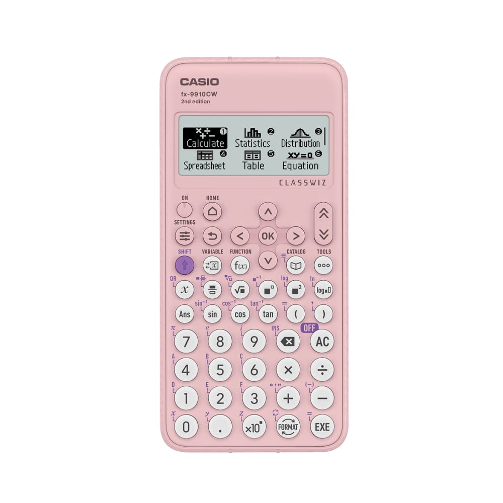 fx-9910CW ClassWiz Advanced Scientific (2nd Generation fx-991CW) | Pink - Casio