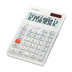 JE-12E-WE Compact Ergonomic Calculator - Casio