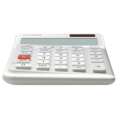 JE-12E-WE Compact Ergonomic Calculator - Casio