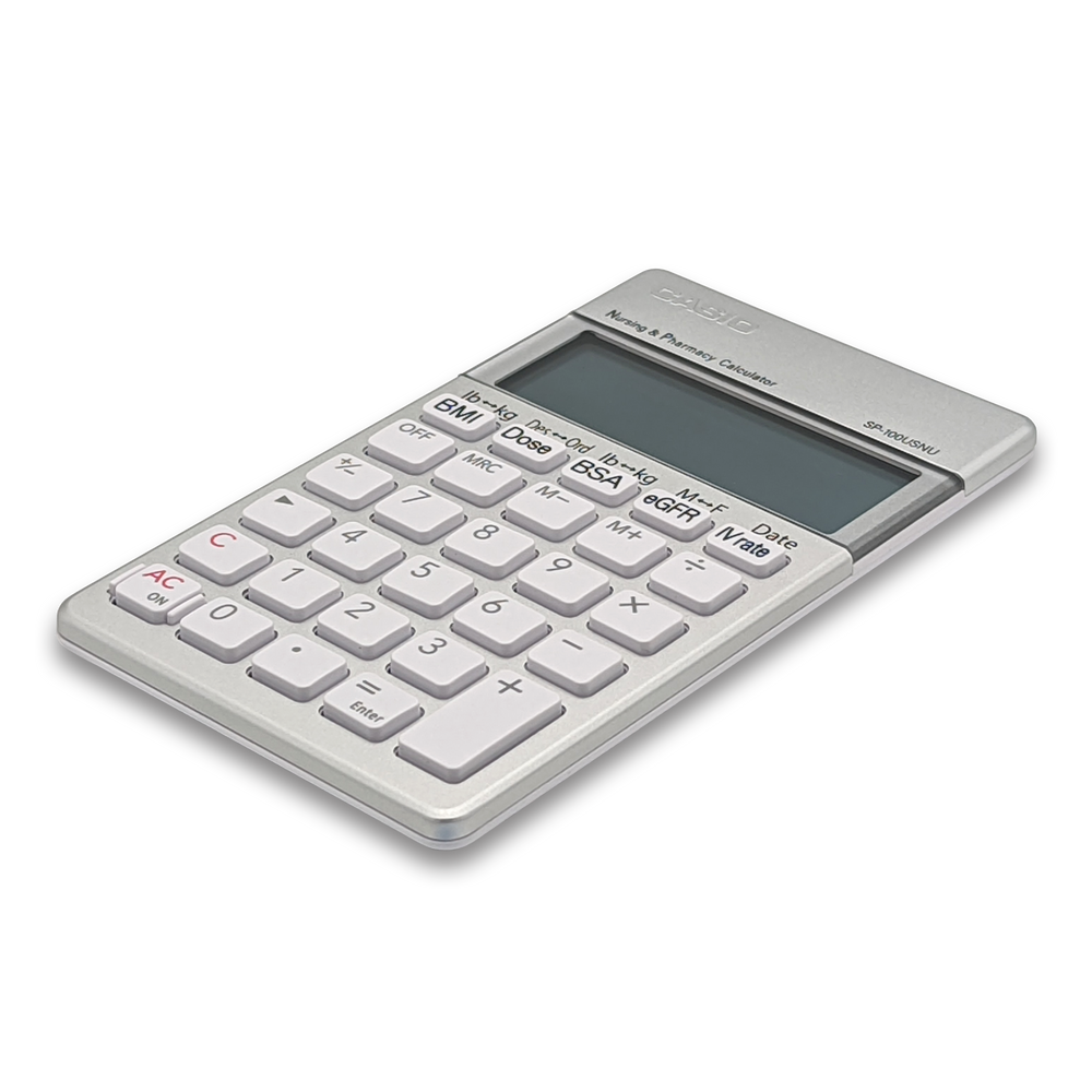 SP-100USNU Nursing & Pharmacy Calculator - Casio