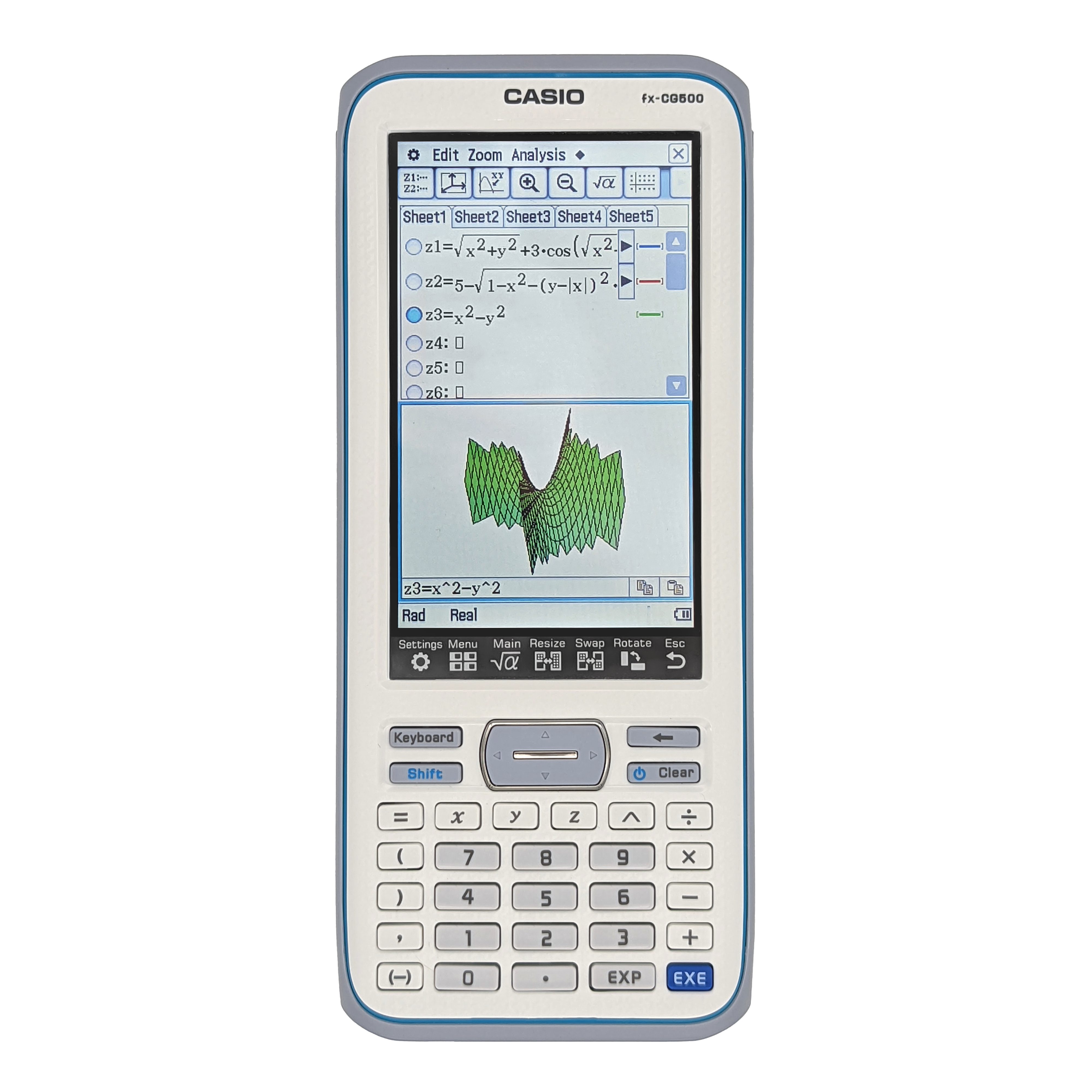 fx-CG500 PRIZM® CAS | Graphing Calculator - Casio