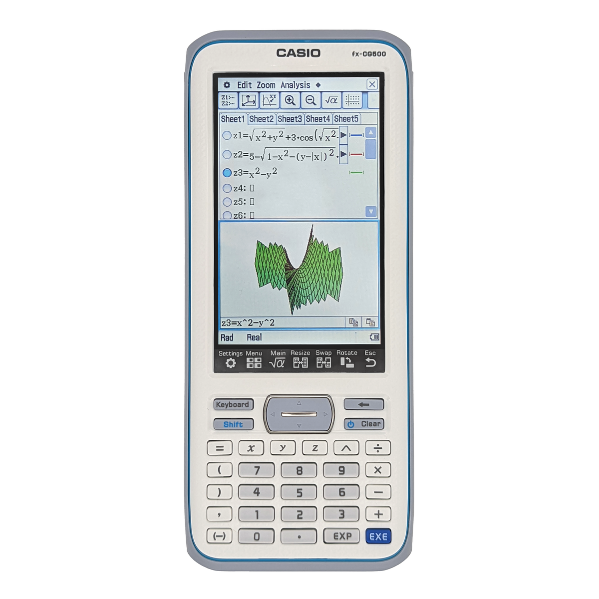 fx-CG500 PRIZM® CAS | Graphing Calculator - Casio