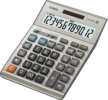 DM-1200BM | 12-Digit LCD Display Desktop Calculator - Casio
