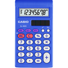 SL-450S | Blue Standard Calculator - Casio