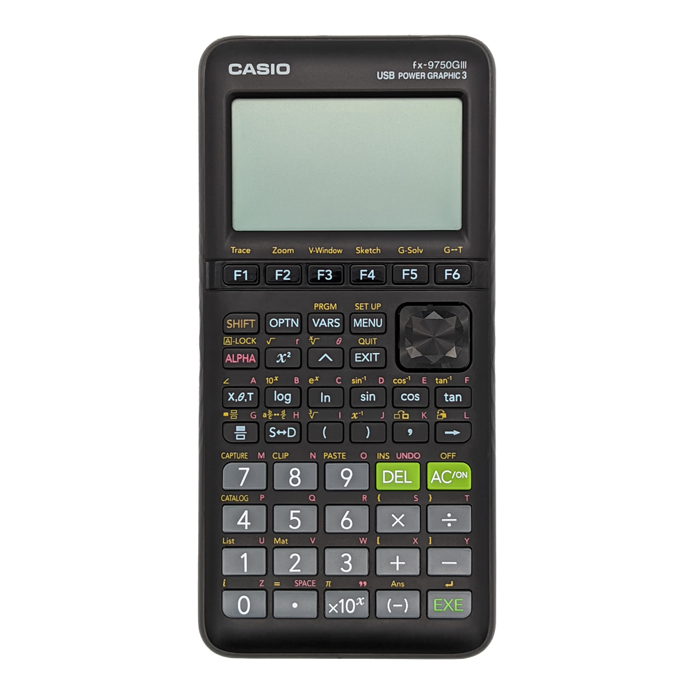 fx-9750GIII Grapher | All Black Graphing Calculator - Casio