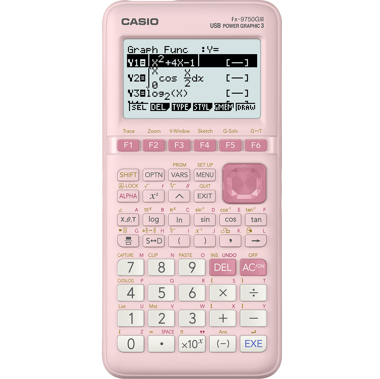 fx-9750GIII Sakura Pink Edition | Graphing Calculator - Casio