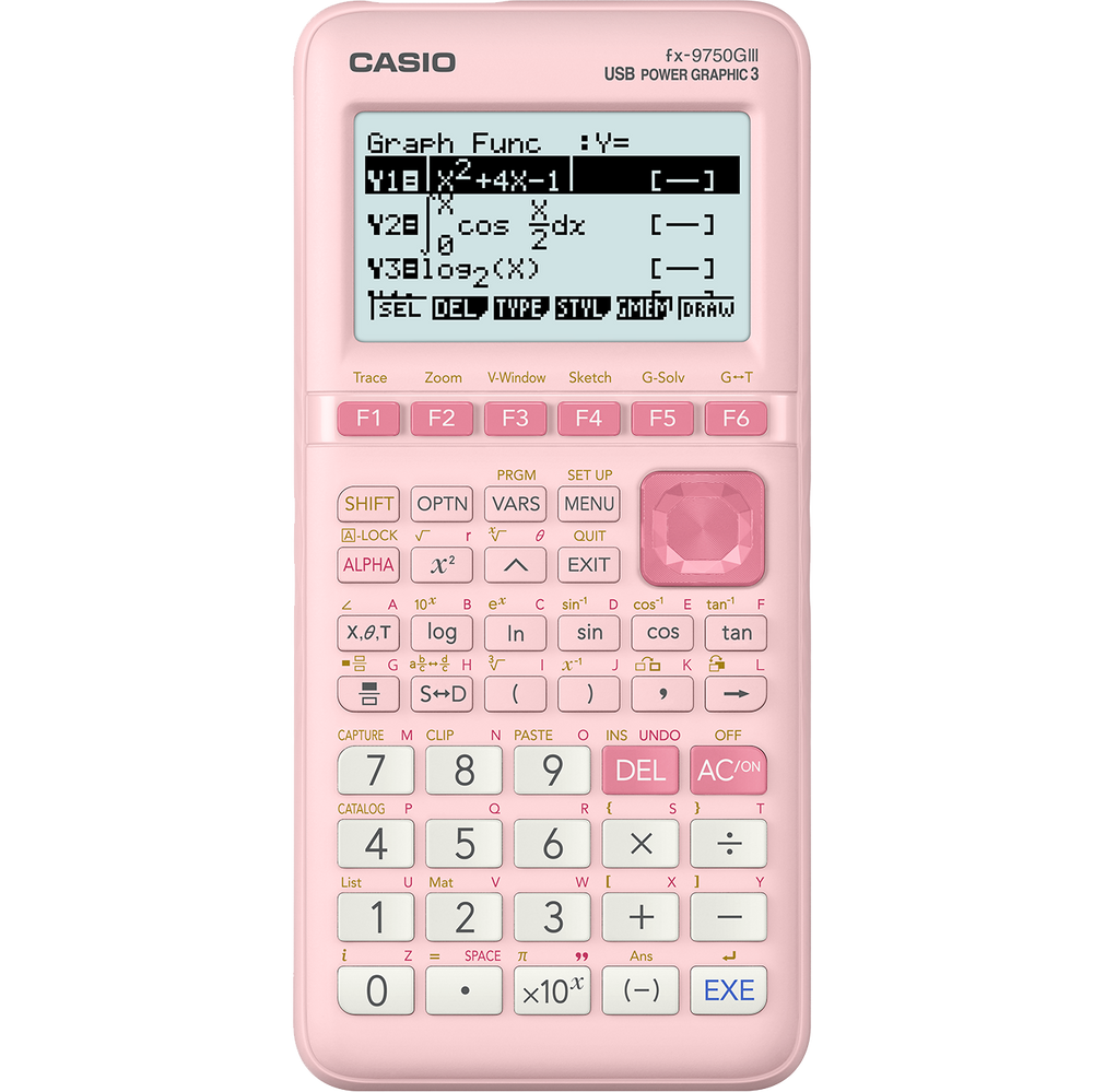 fx-9750GIII Sakura Pink Edition | Graphing Calculator - Casio