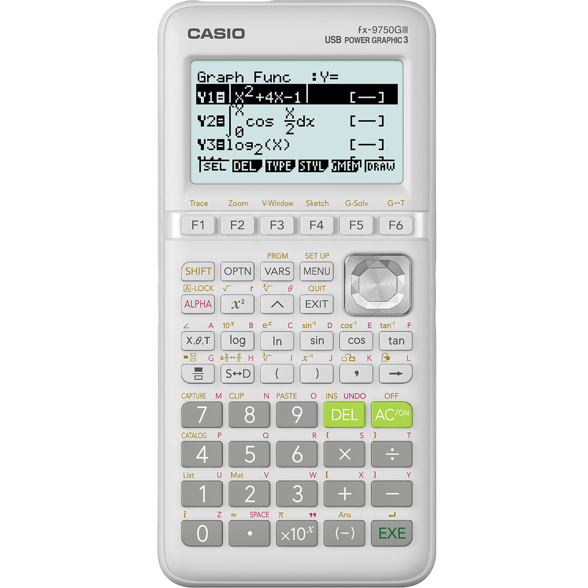 fx-9750GIII White Edition | Graphing Calculator - Casio