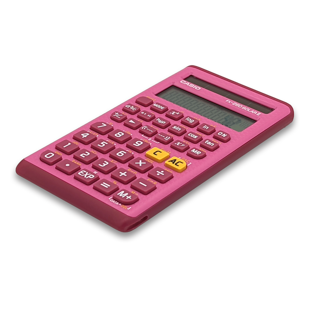 fx-260 SOLAR II Pink Edition | Scientific Calculator - Casio