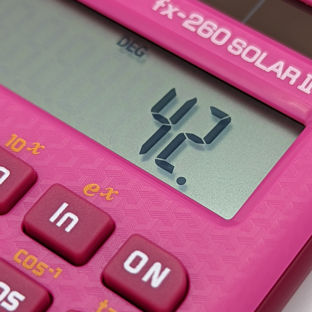 fx-260 SOLAR II Pink Edition | Scientific Calculator - Casio