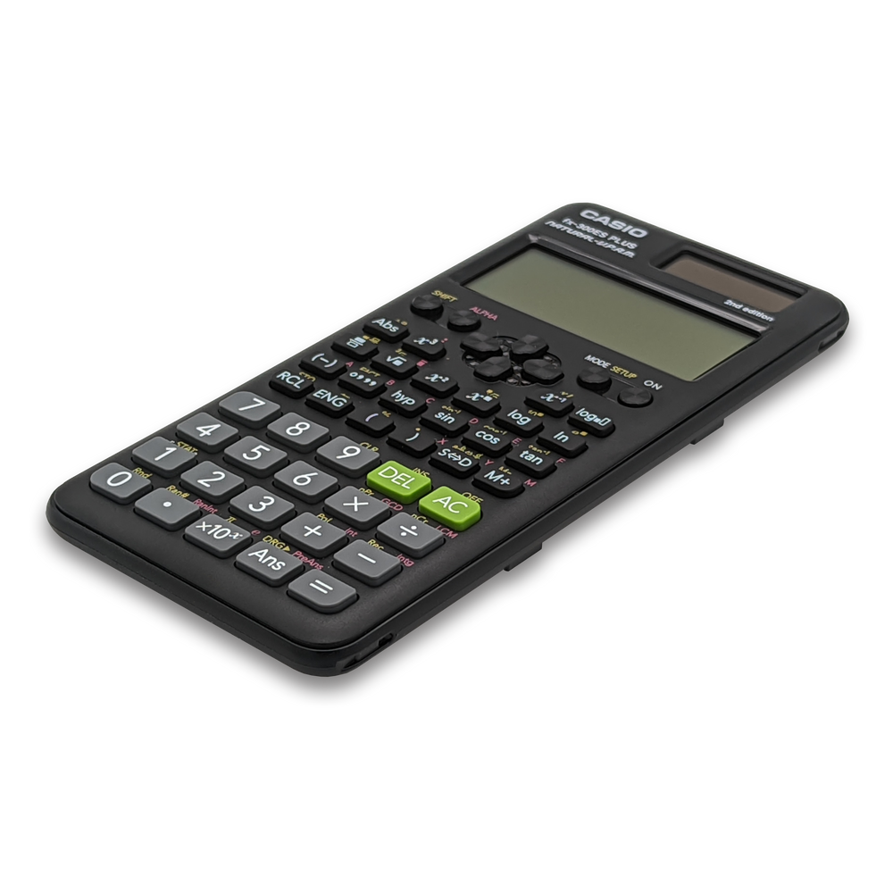 fx-300ES PLUS 2nd Edition | All Black Scientific Calculator - Casio