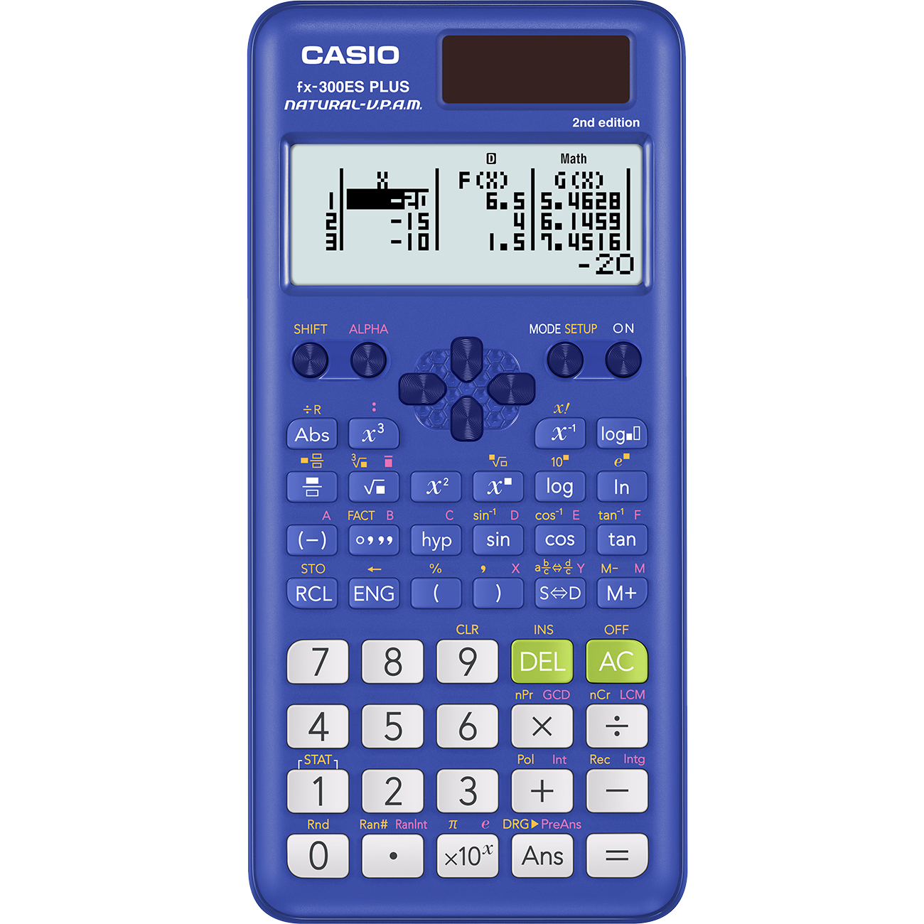fx-300ES PLUS 2nd Edition Blue | Blue Scientific Calculator - Casio