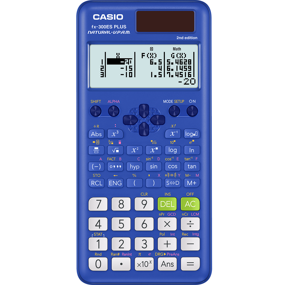 fx-300ES PLUS 2nd Edition Blue | Blue Scientific Calculator - Casio