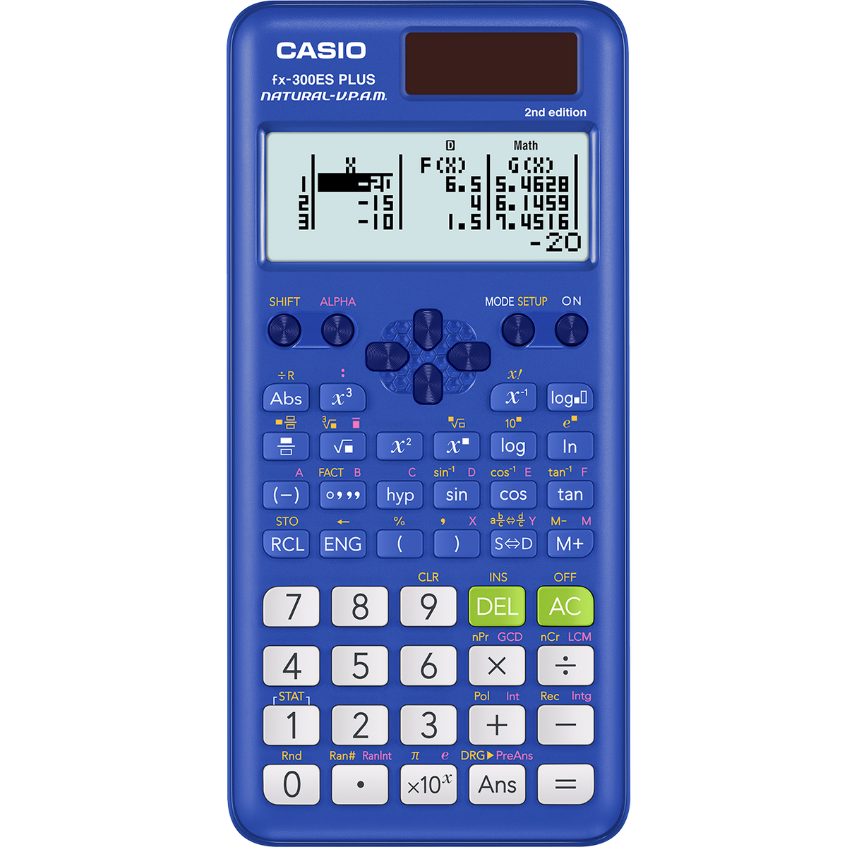 fx-300ES PLUS 2nd Edition Blue | Blue Scientific Calculator - Casio