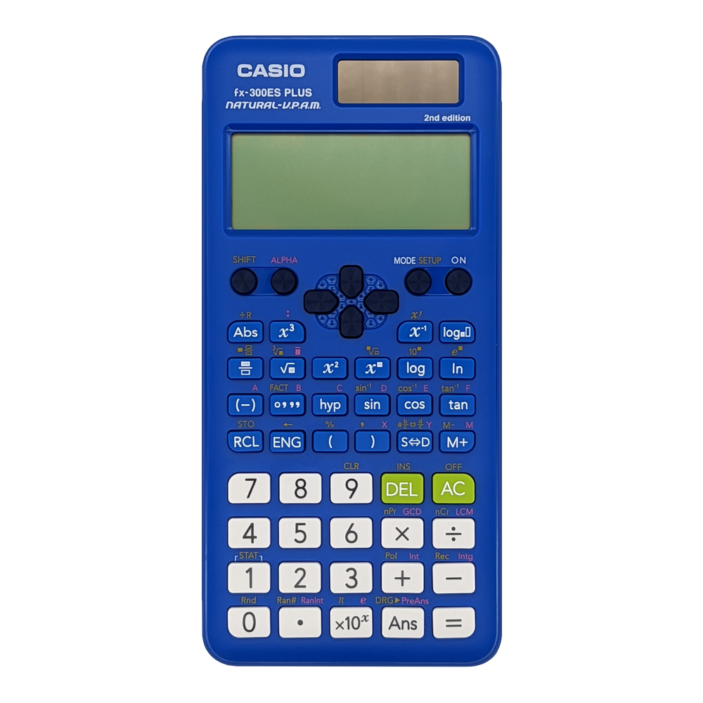 fx-300ES PLUS 2nd Edition Blue | Blue Scientific Calculator - Casio