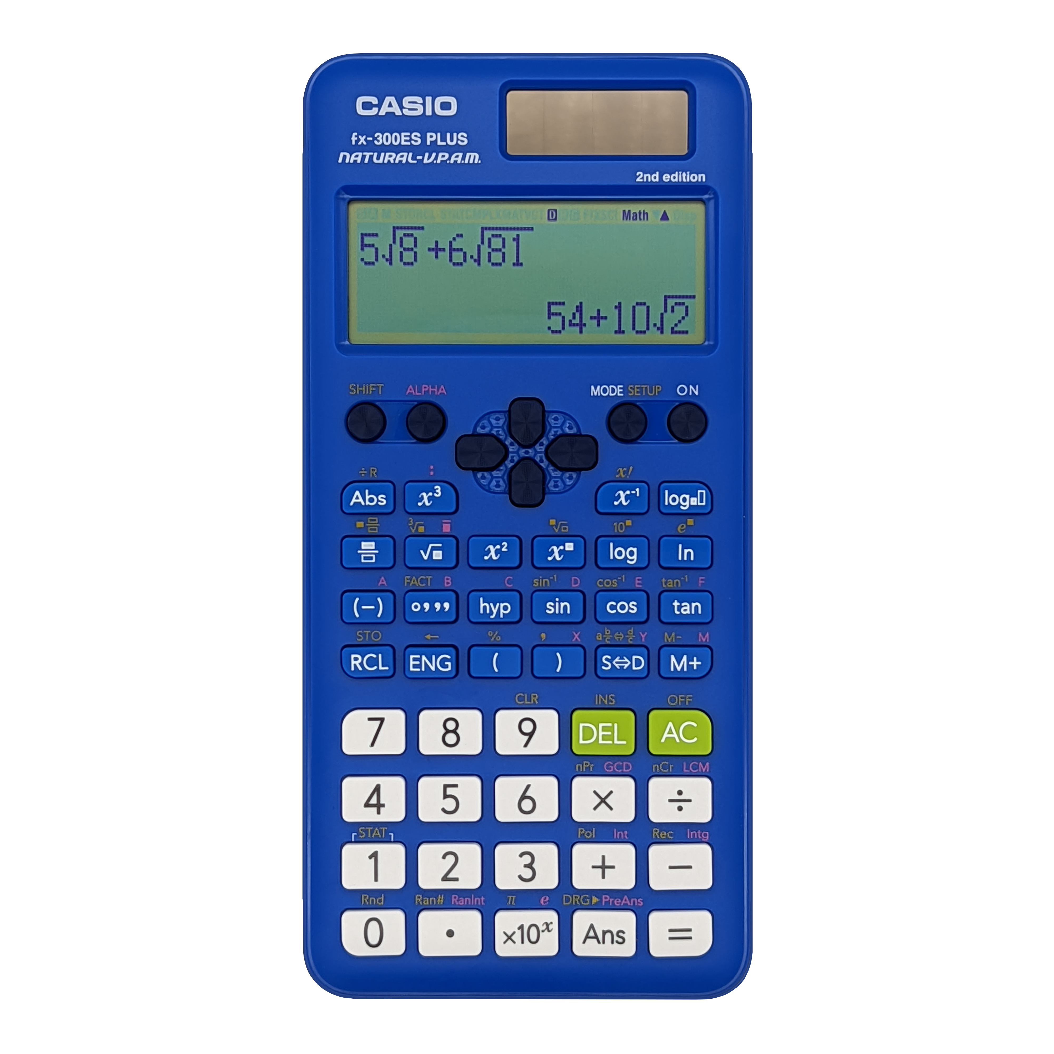 fx-300ES PLUS 2nd Edition Blue | Blue Scientific Calculator - Casio
