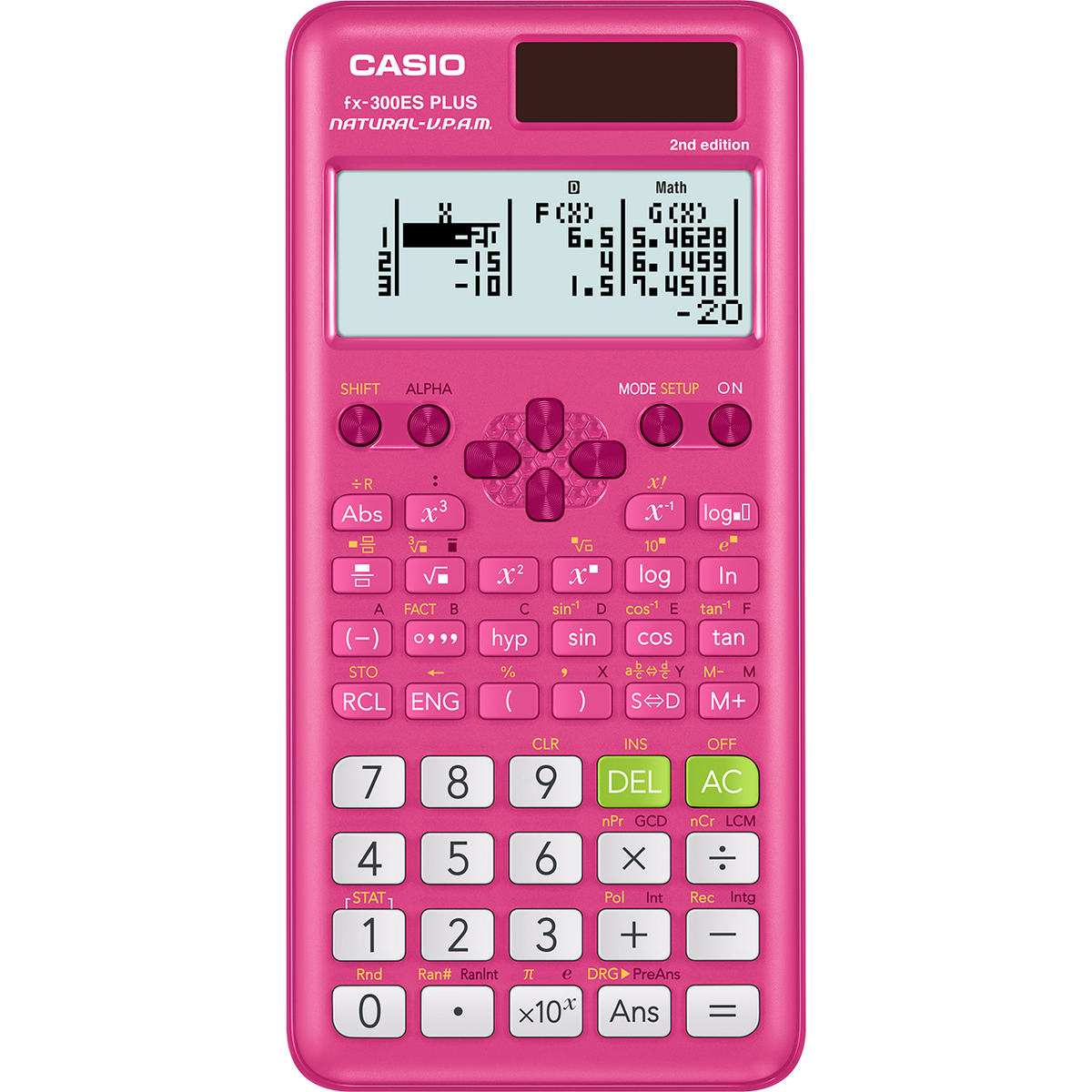 fx-300ES PLUS 2nd Edition Pink | Pink Scientific Calculator - Casio