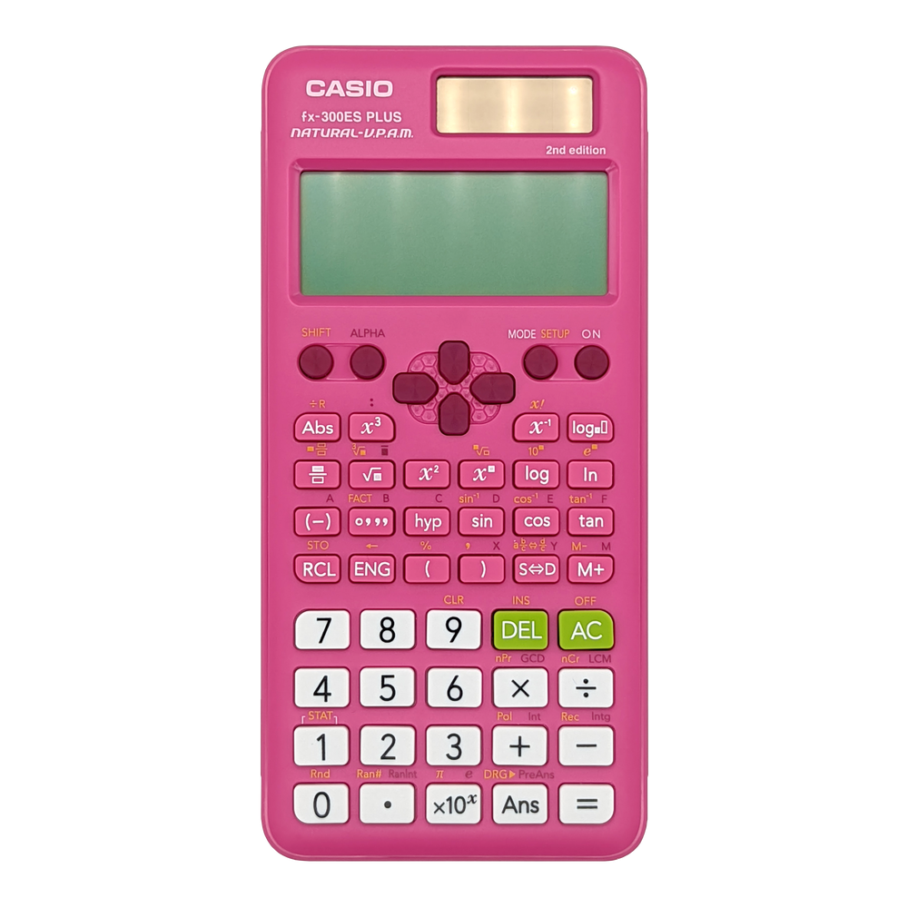 fx-300ES PLUS 2nd Edition Pink | Pink Scientific Calculator - Casio