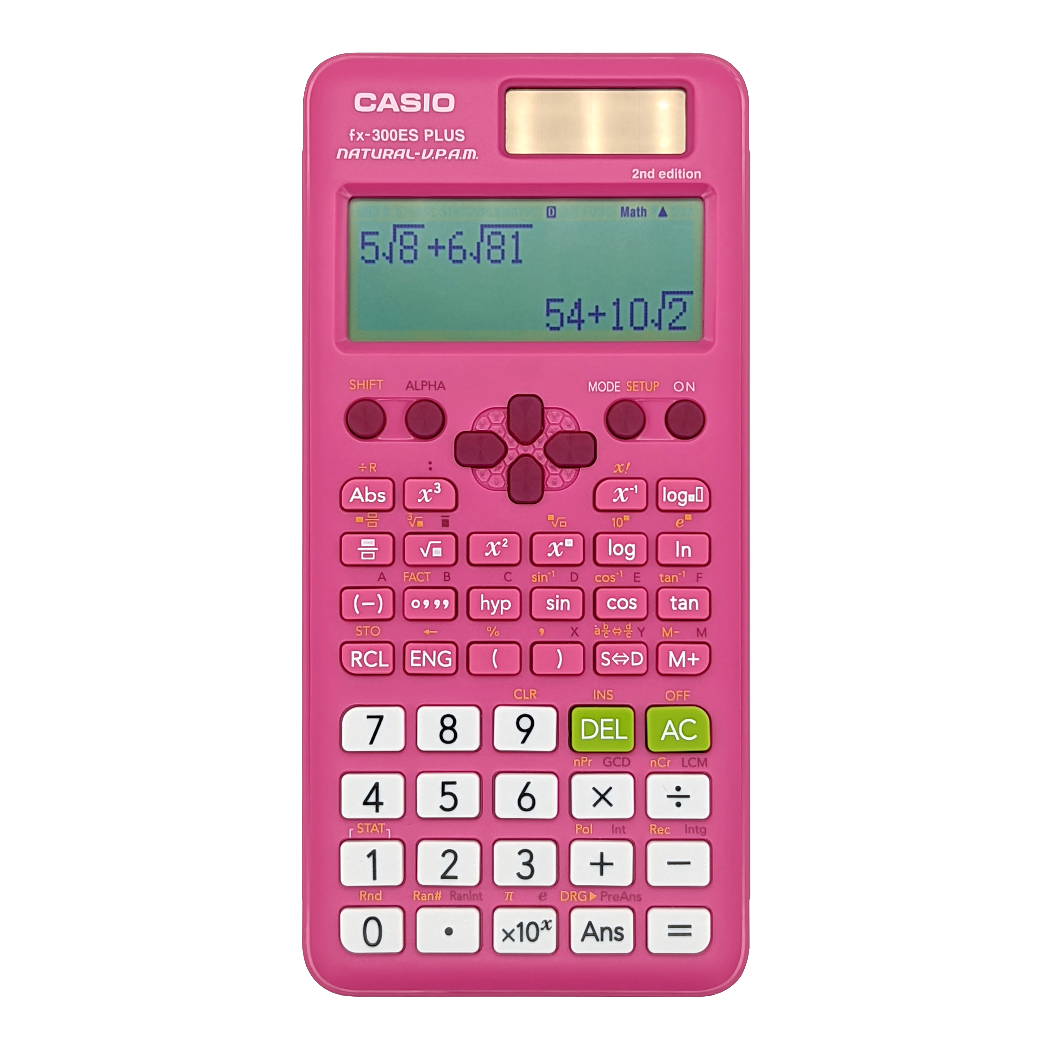 fx-300ES PLUS 2nd Edition Pink | Pink Scientific Calculator - Casio