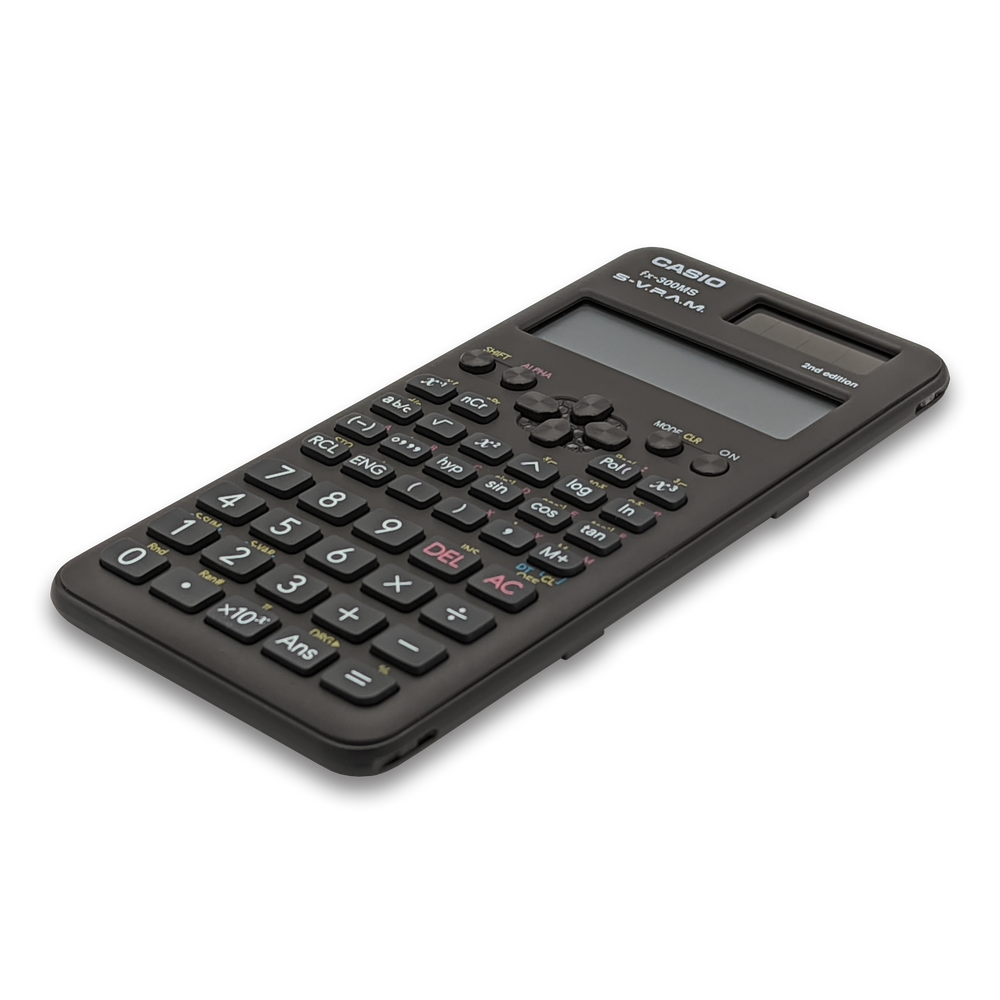 fx-300MS PLUS 2nd Edition | All Black Scientific Calculator - Casio