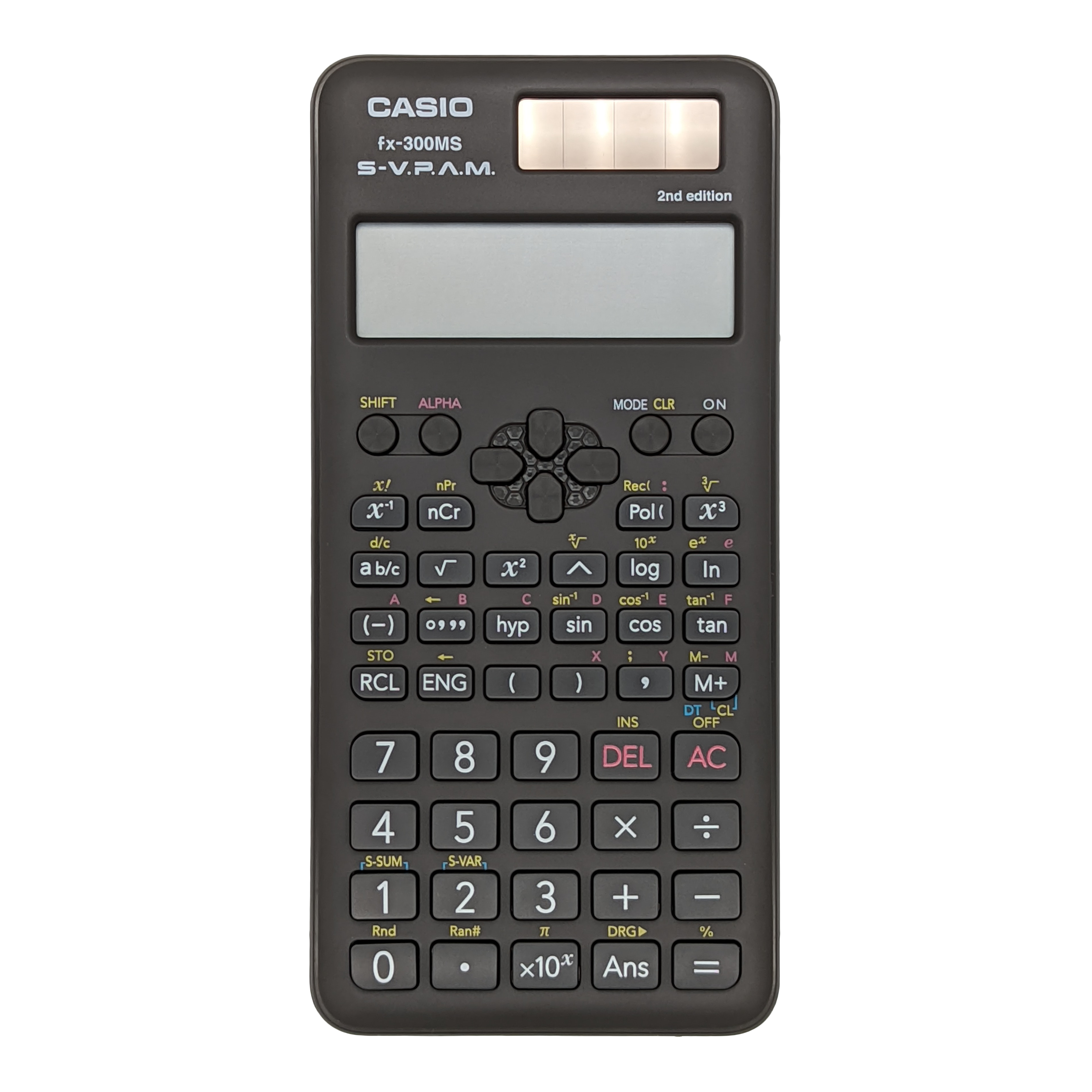 fx-300MS PLUS 2nd Edition | All Black Scientific Calculator - Casio