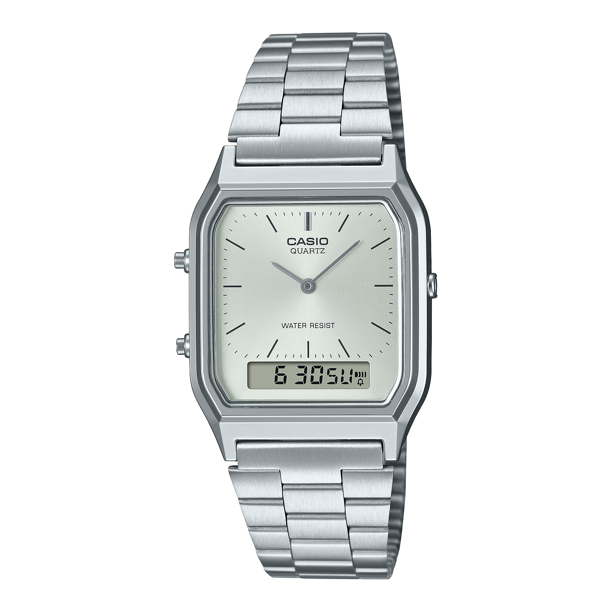 AQ230A-7AVT | Vintage Silver Watch | Casio AQ230 Series | Casio - Casio