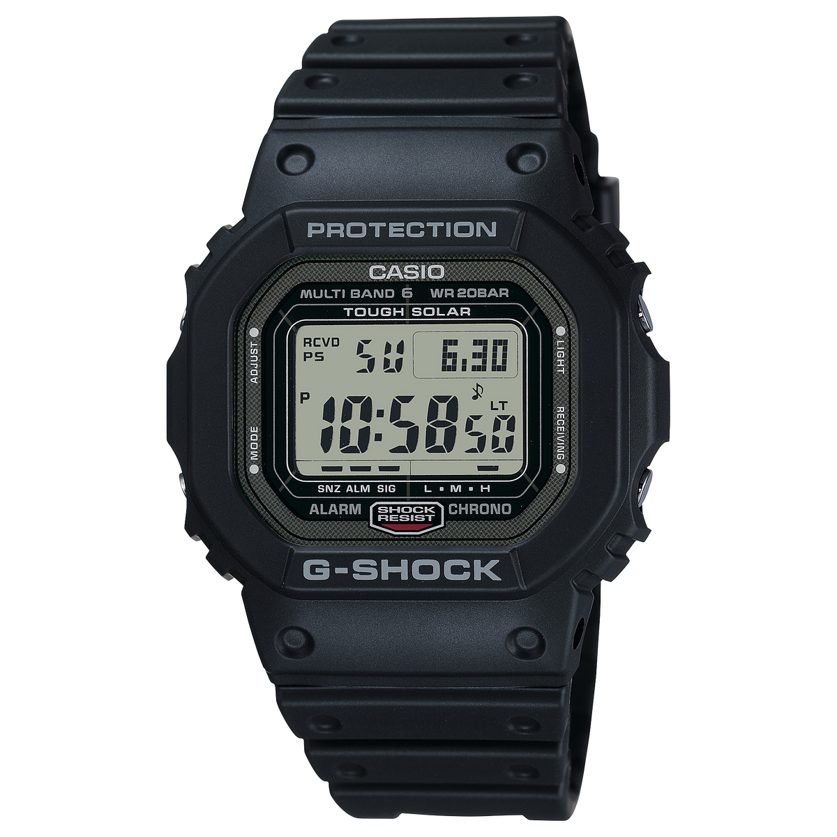 GW5000U-1 | G-SHOCK 5600 SERIES Black - Casio